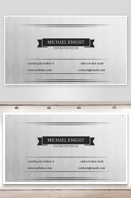 创意简约名片模板-众图网