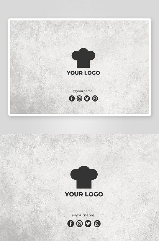 创意简约名片模板-众图网