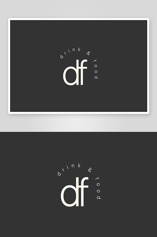 创意简约名片模板-众图网