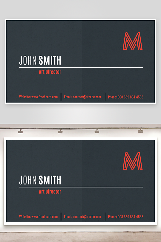 创意简约名片模板-众图网