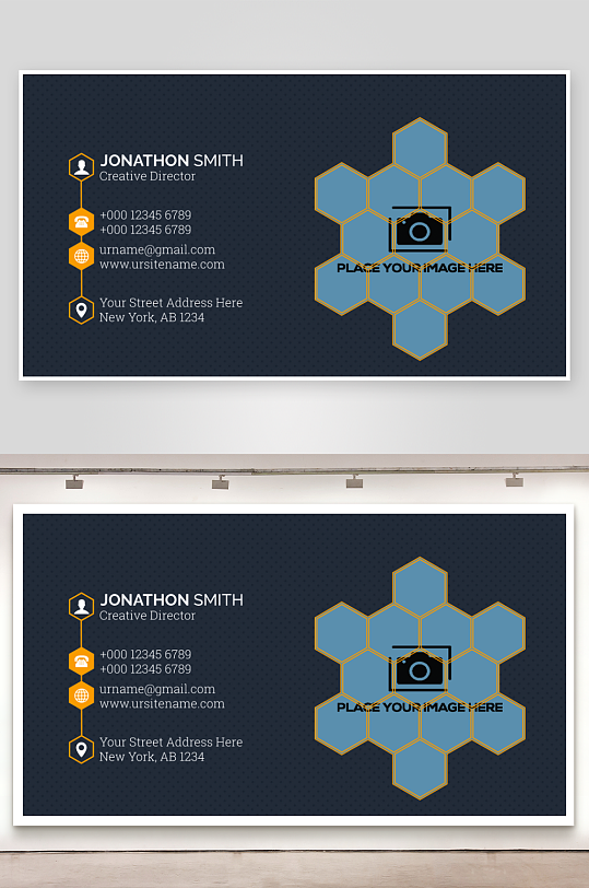 创意简约名片模板-众图网