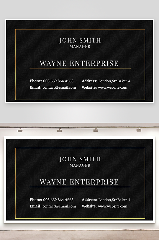 创意简约名片模板-众图网