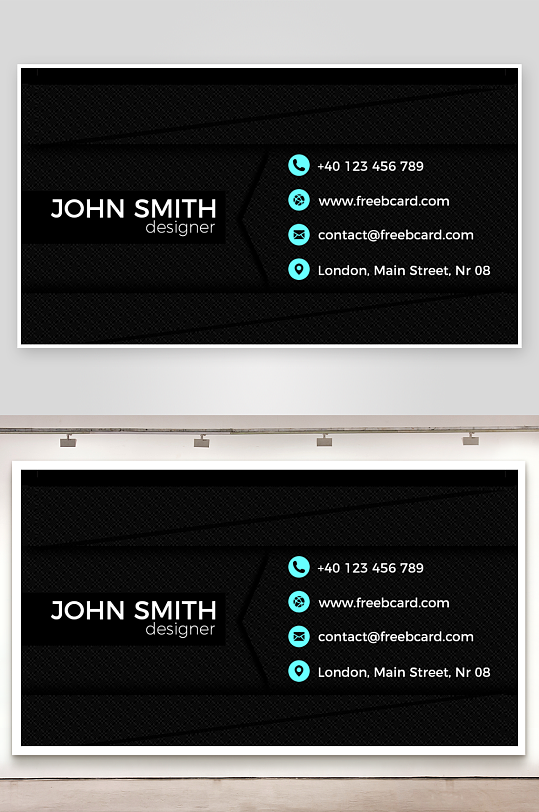 创意简约名片模板-众图网