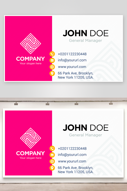 创意简约名片模板-众图网