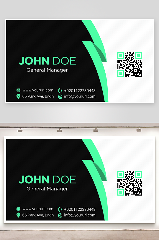 创意简约名片模板-众图网