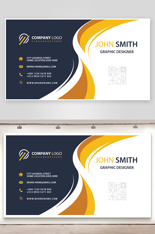 创意简约名片模板-众图网