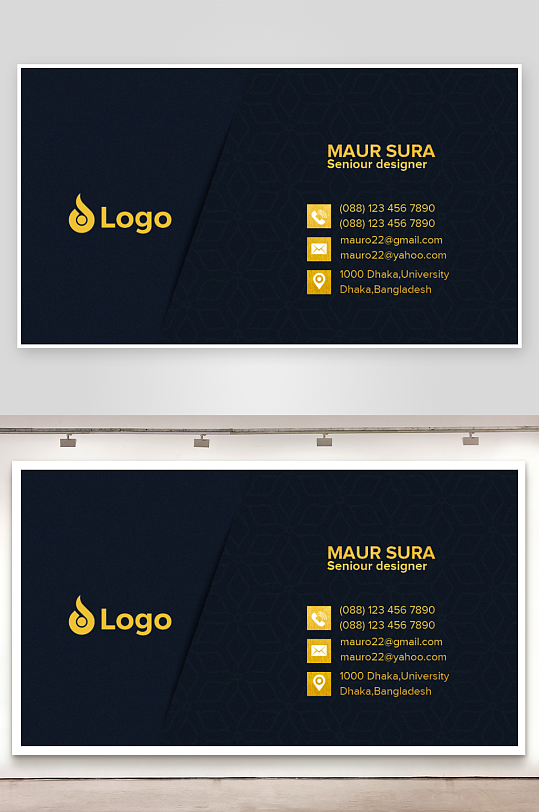 创意简约名片模板-众图网