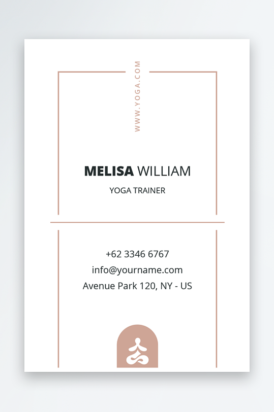 创意简约名片模板-众图网