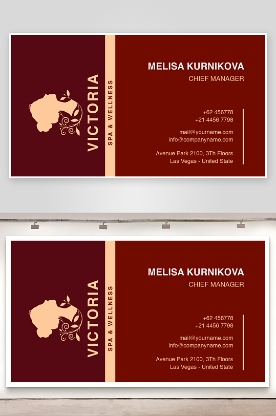 创意简约名片模板-众图网