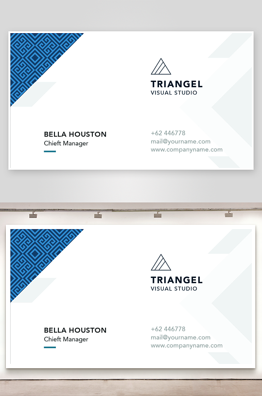 创意简约名片模板-众图网