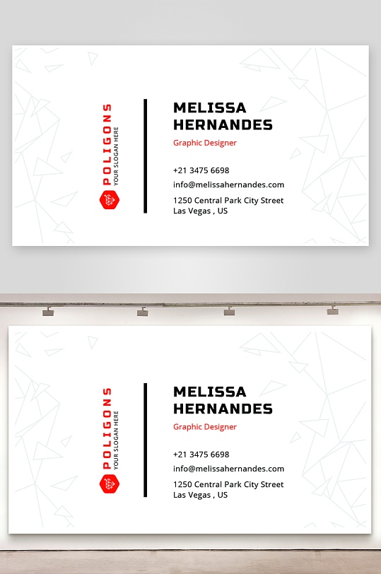 创意简约名片模板-众图网