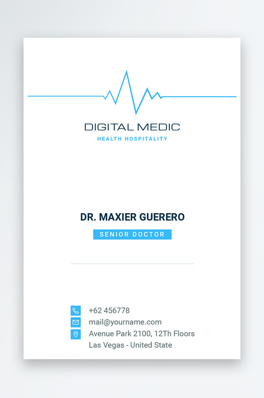 创意简约名片模板-众图网