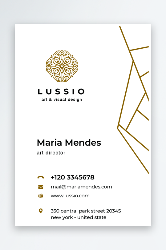 创意简约名片模板-众图网