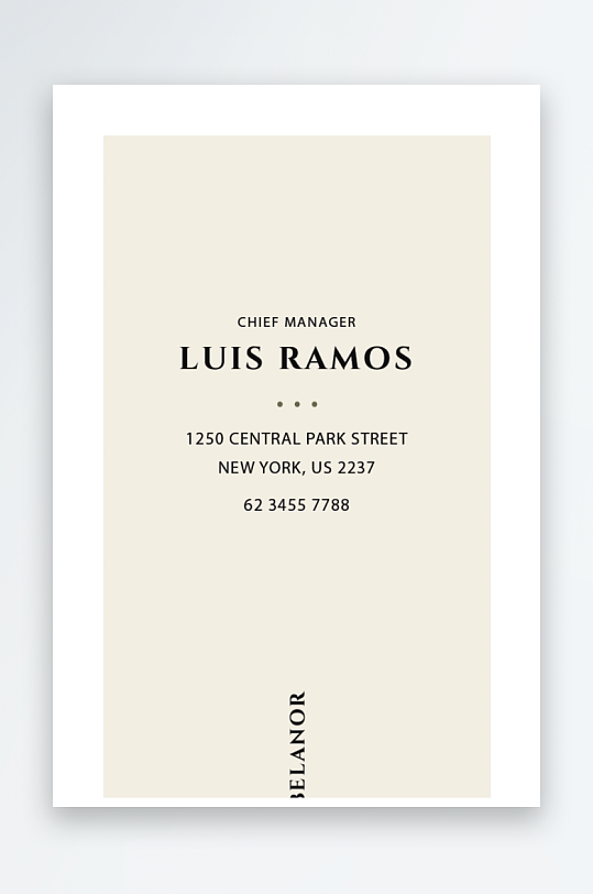 创意简约名片模板-众图网