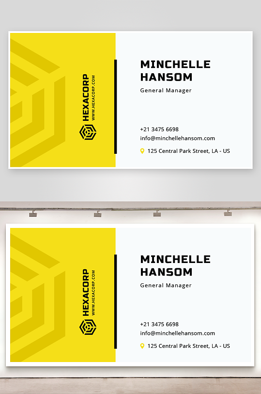 创意简约名片模板-众图网