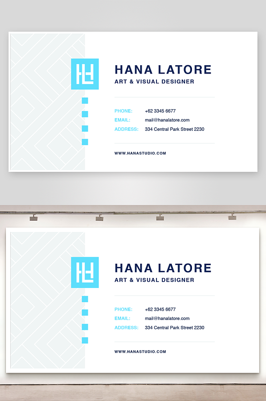 创意简约名片模板-众图网