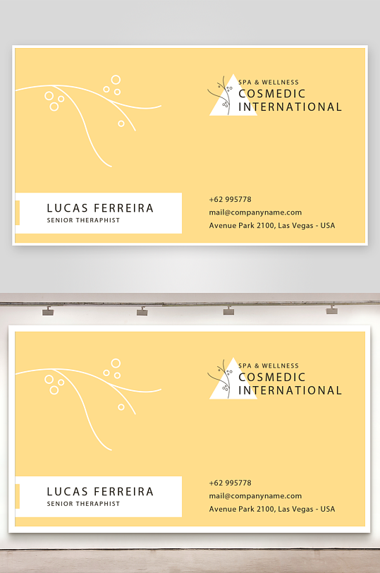 创意简约名片模板-众图网
