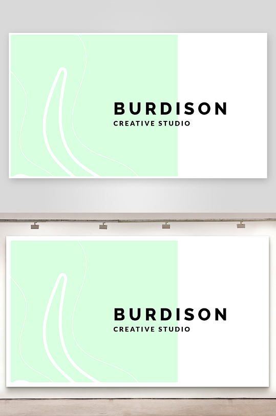 创意简约名片模板-众图网