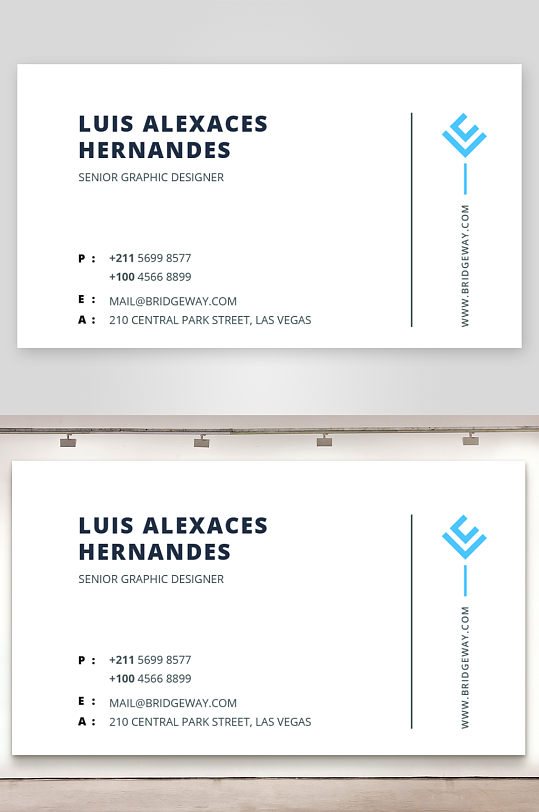 创意简约名片模板-众图网