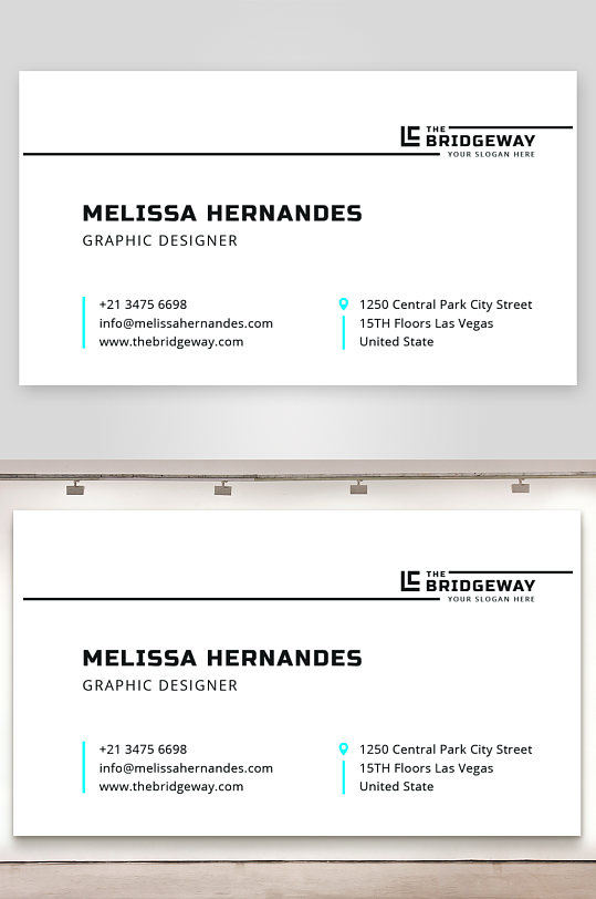 创意简约名片模板-众图网