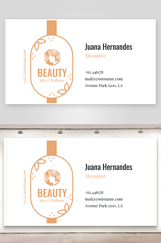 创意简约名片模板-众图网