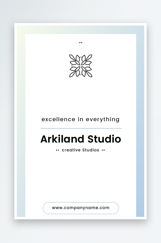 创意简约名片模板-众图网