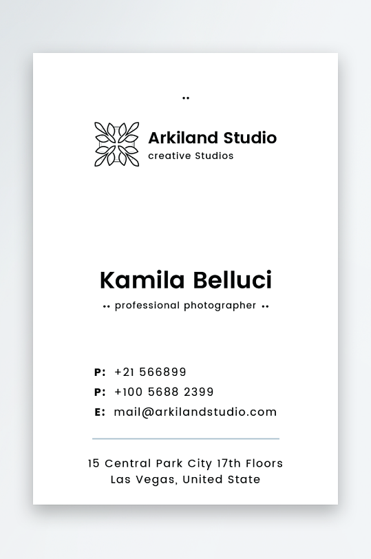 创意简约名片模板-众图网