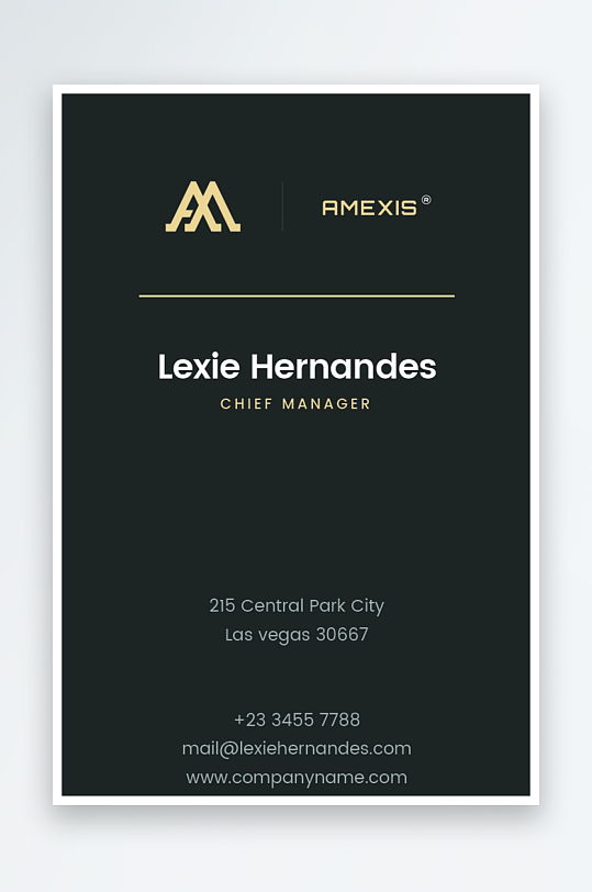 创意简约名片模板-众图网