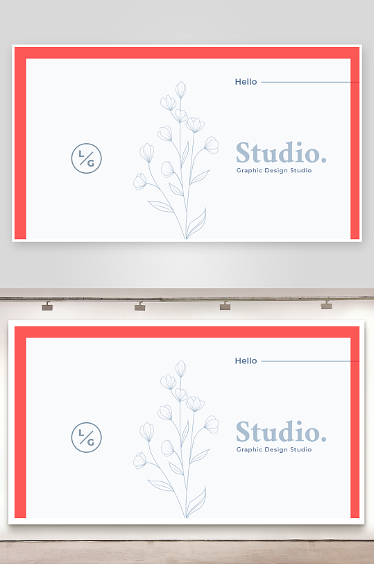 创意简约名片模板-众图网