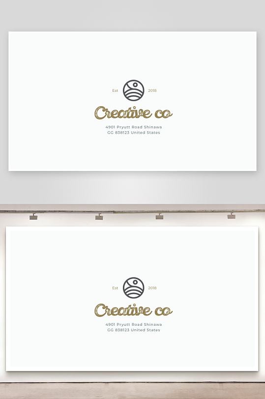 创意简约名片模板-众图网