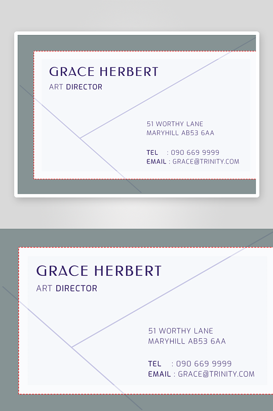 创意简约名片模板-众图网