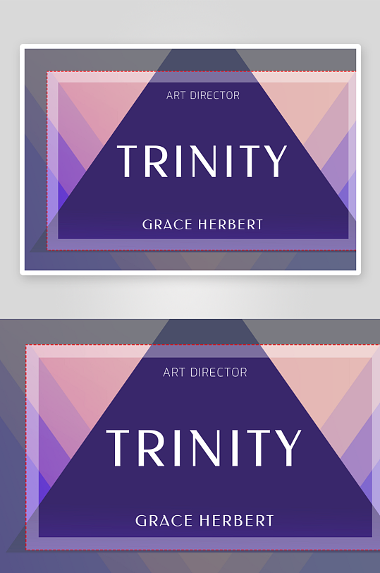 创意简约名片模板-众图网