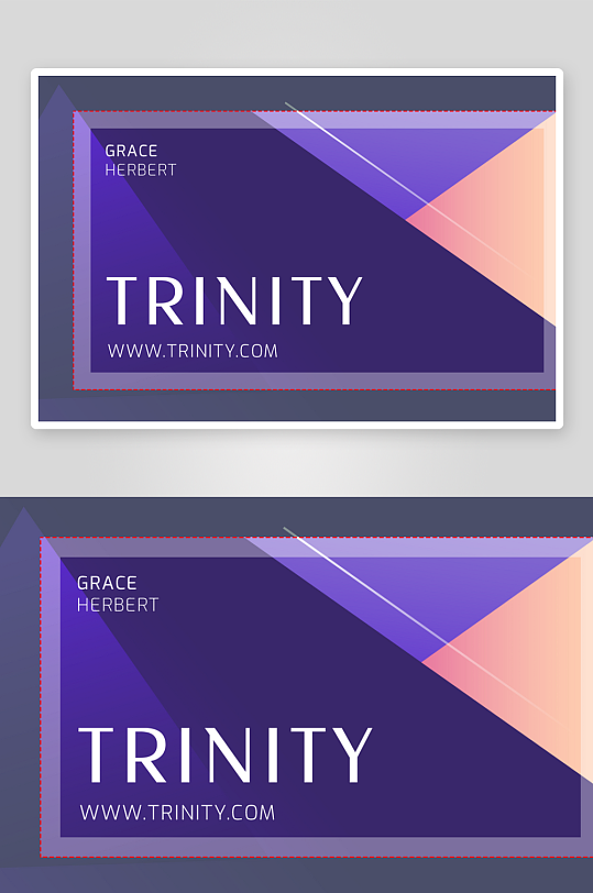 创意简约名片模板-众图网