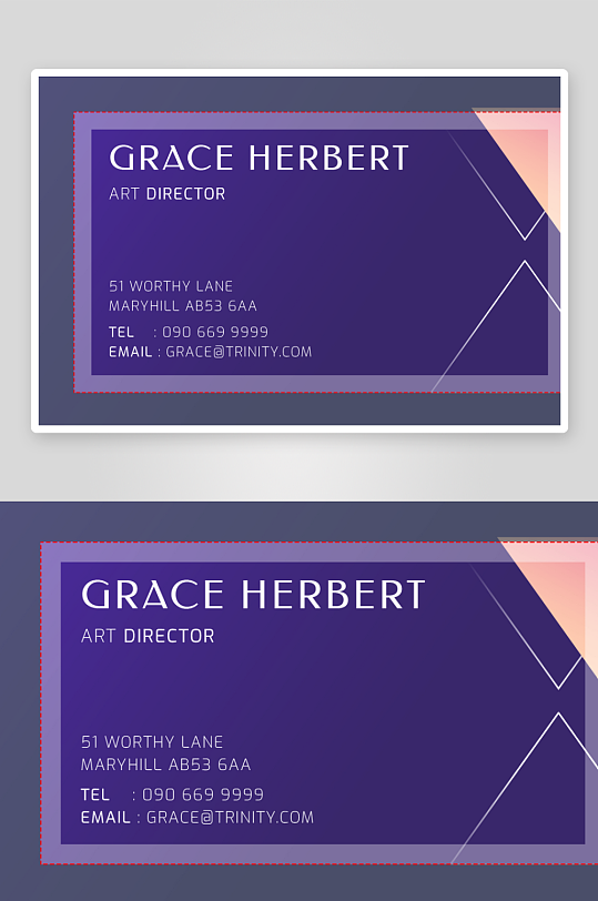 创意简约名片模板-众图网