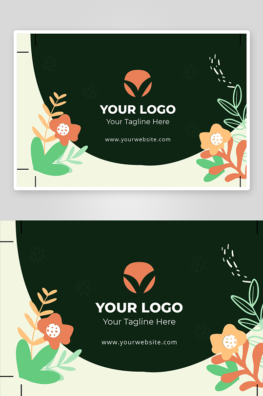 创意简约名片模板-众图网