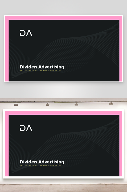 创意简约名片模板-众图网