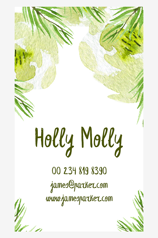 创意简约名片模板-众图网