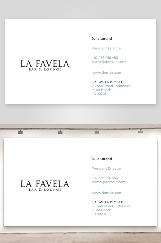 创意简约名片模板-众图网