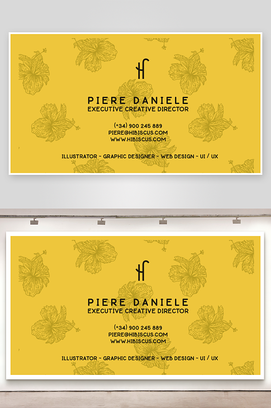 创意简约名片模板-众图网