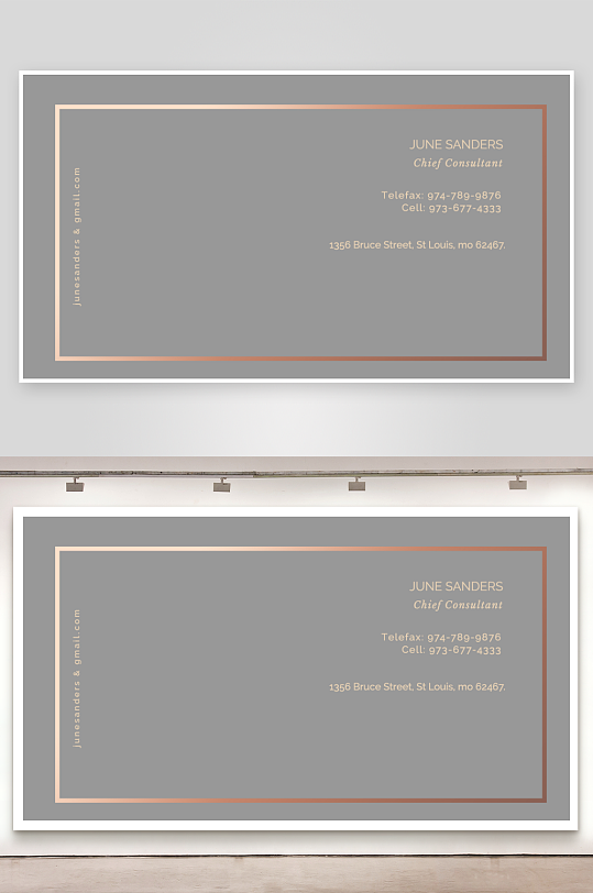 创意简约名片模板-众图网