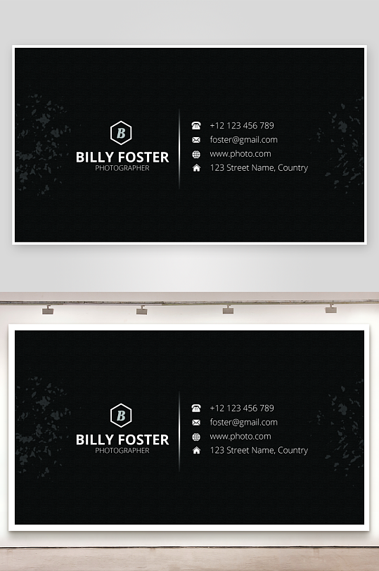 创意简约名片模板-众图网