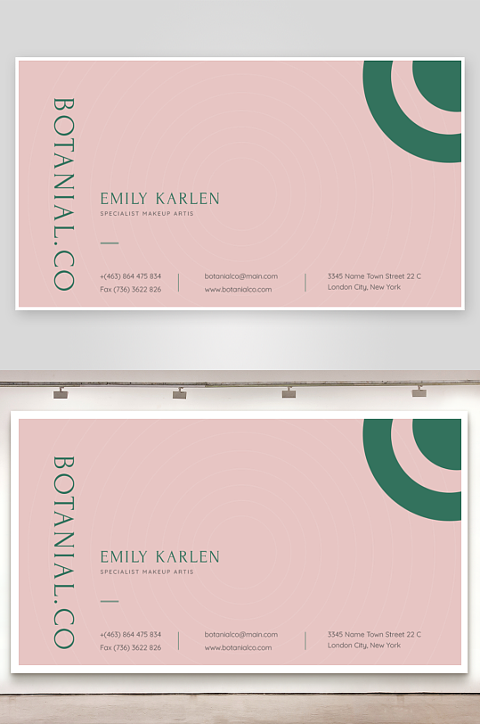 创意简约名片模板-众图网