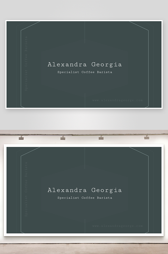 创意简约名片模板-众图网