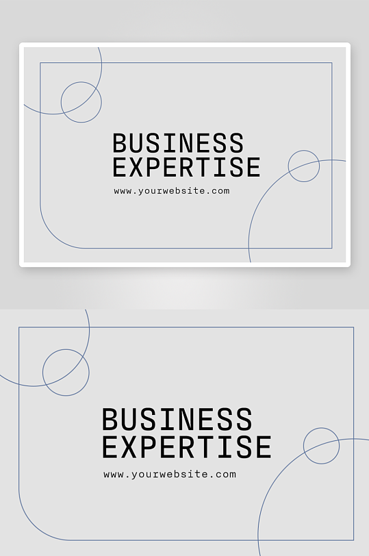 创意简约名片模板-众图网