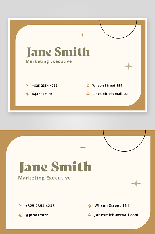 创意简约名片模板-众图网