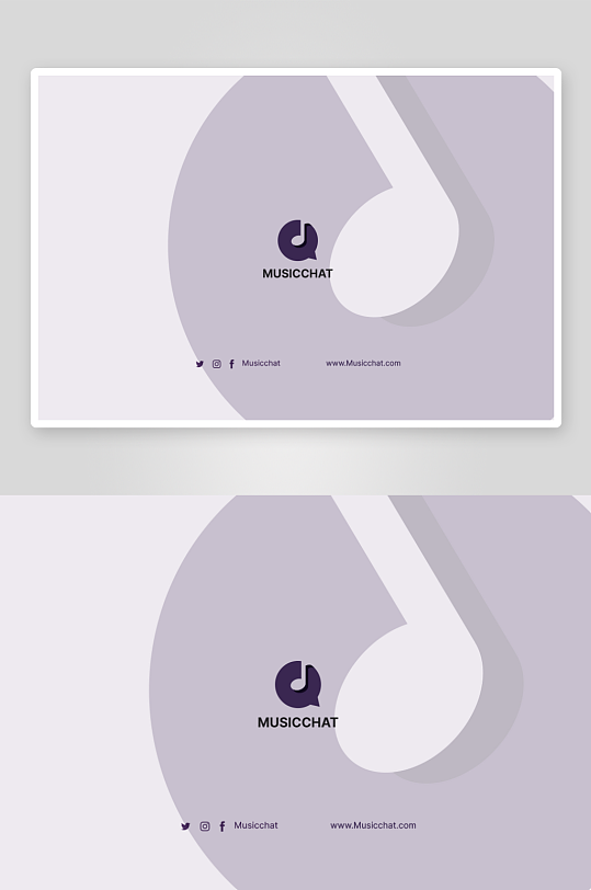 创意简约名片模板-众图网