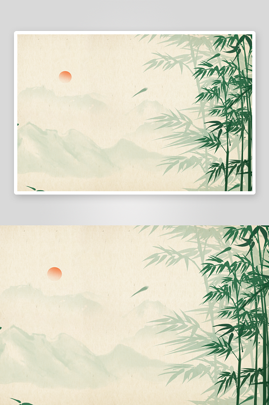 中式风景画装饰画-众图网