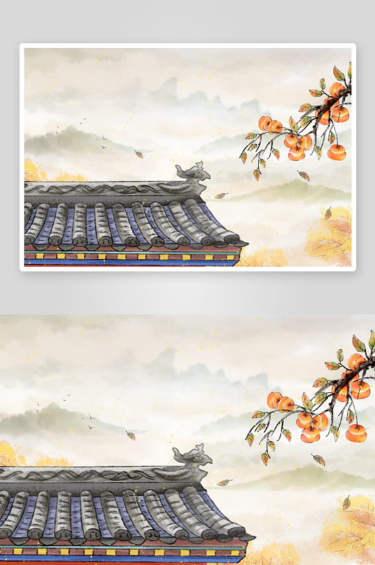 中式风景画装饰画-众图网