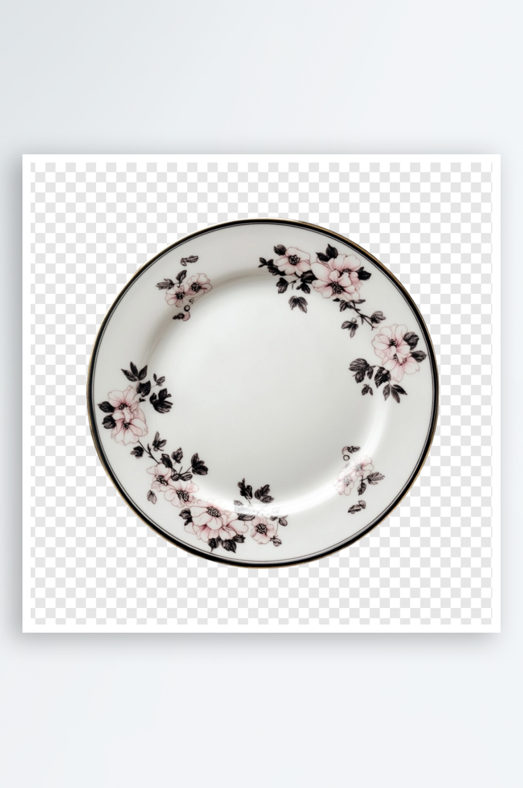 简约现代餐盘盘子免抠PNG元素素材
