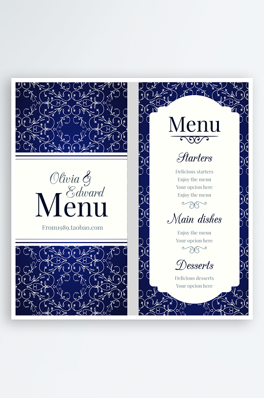 点餐单模板设计图-众图网